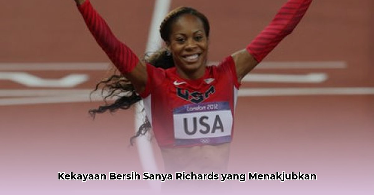 sanya richards net worth